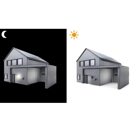 STEINEL 550318 - Sumrak prekidač NightMatic 2000 crni IP54