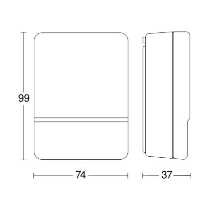STEINEL 550318 - Sumrak prekidač NightMatic 2000 crni IP54