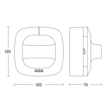 Steinel 590703 - Detektor prisutnosti Dual HF COM1, beo