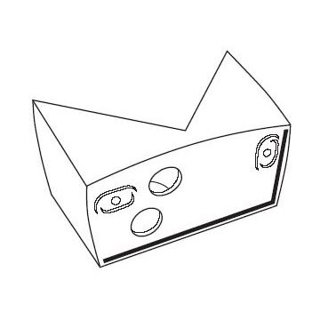 STEINEL 631765 - Uglovni držač 07 beli