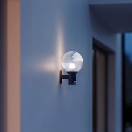STEINEL 634216 - L 560 S Spoljašnja zidna lampa sa senzorom, crna, IP44