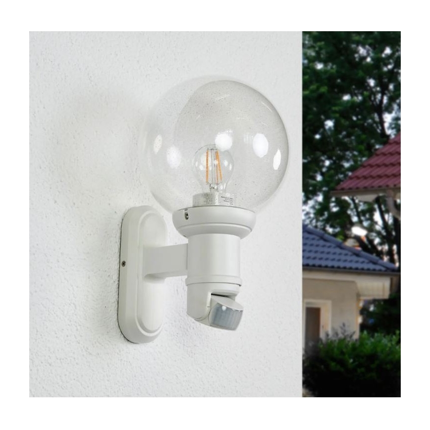 STEINEL 634315 - L 560 S Spoljna zidna lampa sa senzorom, bela, IP44