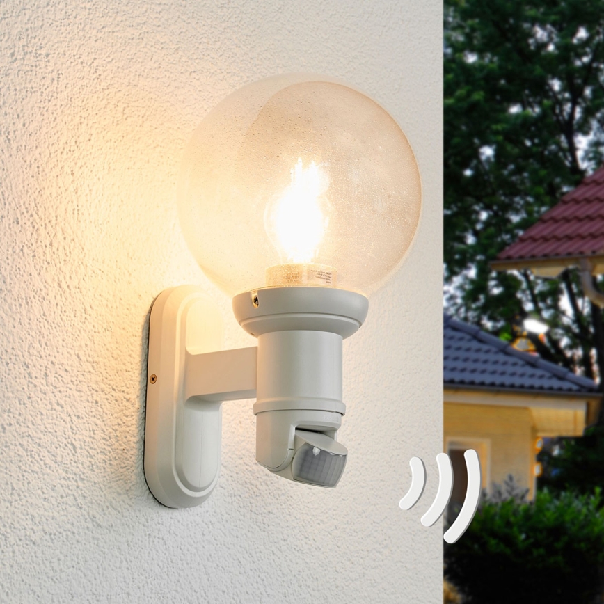 STEINEL 634315 - L 560 S Spoljna zidna lampa sa senzorom, bela, IP44