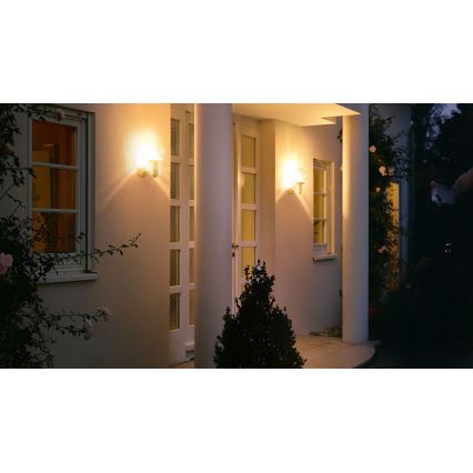 STEINEL 634315 - L 560 S Spoljna zidna lampa sa senzorom, bela, IP44