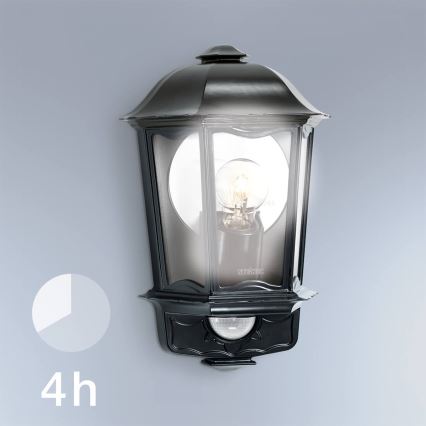 Steinel 644413 - Spoljašnja zidna lampa sa senzorom L 190 S 1xE27/100W/230V IP44