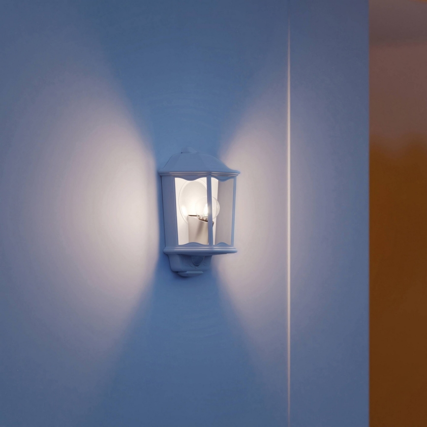 Steinel 644413 - Spoljašnja zidna lampa sa senzorom L 190 S 1xE27/100W/230V IP44