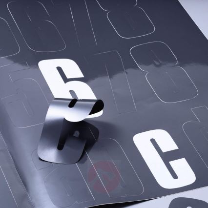 STEINEL 650612 - L1 spoljna senzorska lampa crna/bela IP44