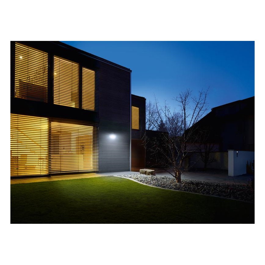 STEINEL 671006 - Solarni senzorski LED-reflektor XSolar L-S 0,5W/LED beo IP44 2500 mAh