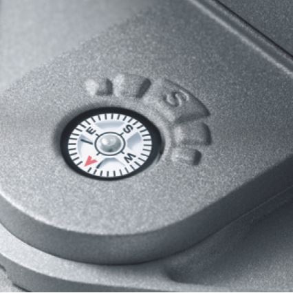 STEINEL 671006 - Solarni senzorski LED-reflektor XSolar L-S 0,5W/LED beo IP44 2500 mAh