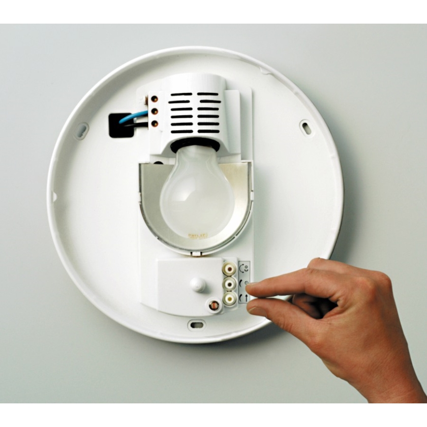 STEINEL 738013-RS16L - Plafonsko svetlo za kupatilo sa senzorom 1xE27/60W/230V IP44