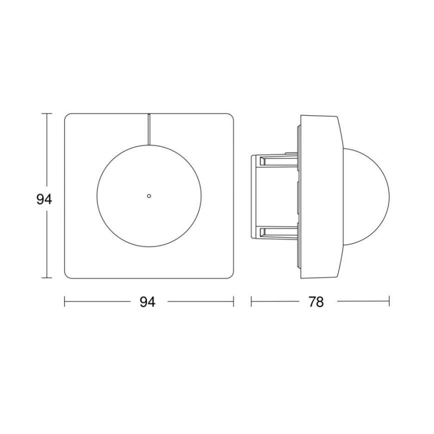 Steinel 751302 - Senzor prisutnosti HF 360 COM1, beli