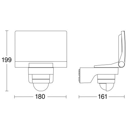 STEINEL 82093 - LED reflektor sa senzorom XLED PROTECT LED/13,6W/230V IP44 beo
