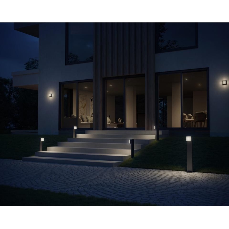 Steinel 078669 - LED prigušiva spoljašnja lampa sa senzorom GL 85 SC 600 LED/9W/230V 3000K IP44