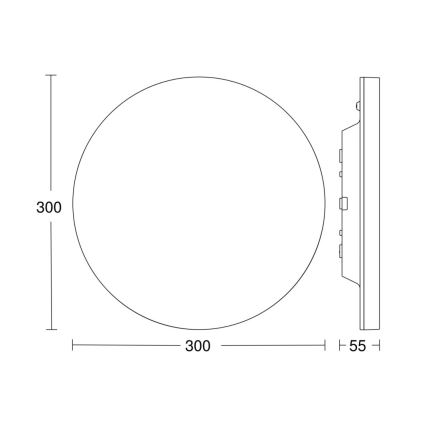 Steinel 067717 - LED prigušiva stropna svetiljka sa senzorom RS PRO R10 PLUS SC 8,5W/230V IP40 3000K
