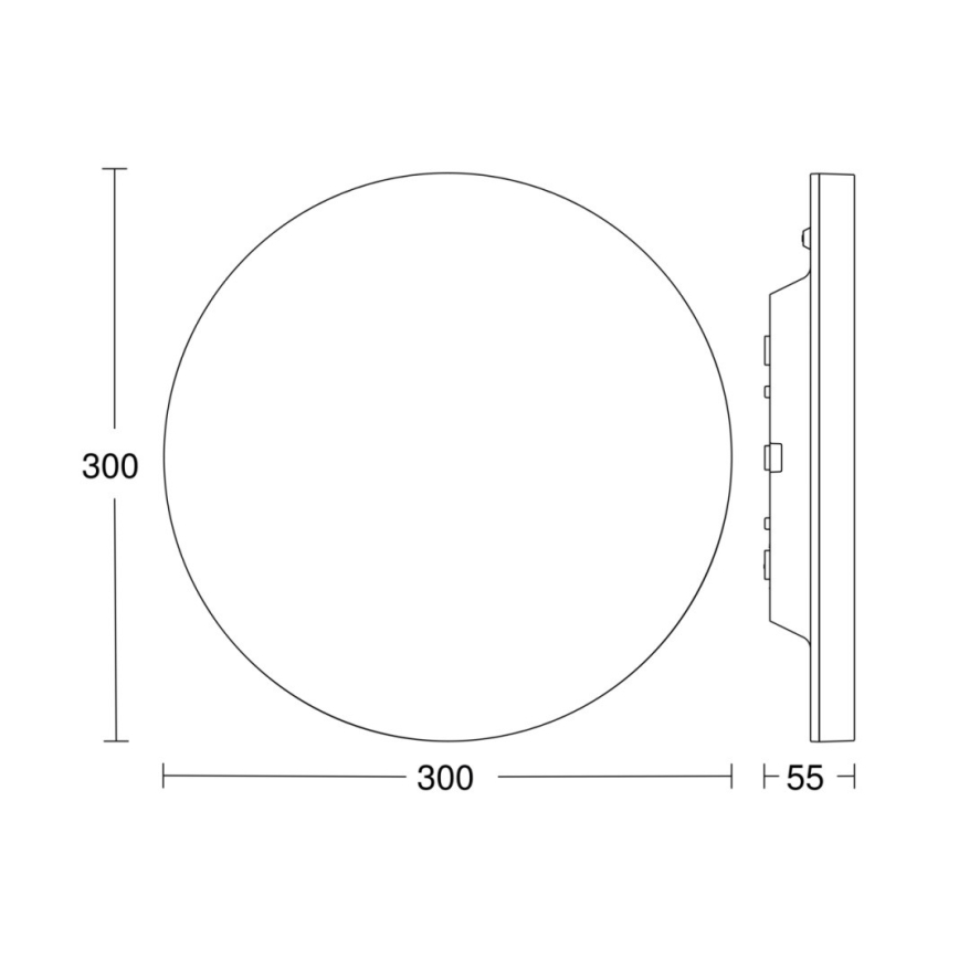Steinel 067717 - LED prigušiva stropna svetiljka sa senzorom RS PRO R10 PLUS SC 8,5W/230V IP40 3000K
