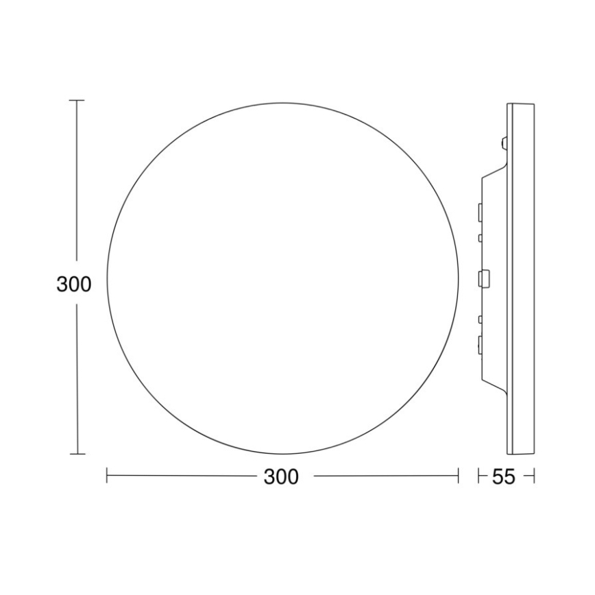 Steinel 067700 - LED prigušiva plafonska svetiljka sa senzorom RS PRO R10 PLUS SC 8,5W/230V IP40 4000K