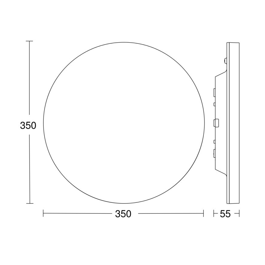 Steinel - LED prigušiva stropna lampa sa senzorom RSPROR20BASIC 15,3W/230V IP40 3000K