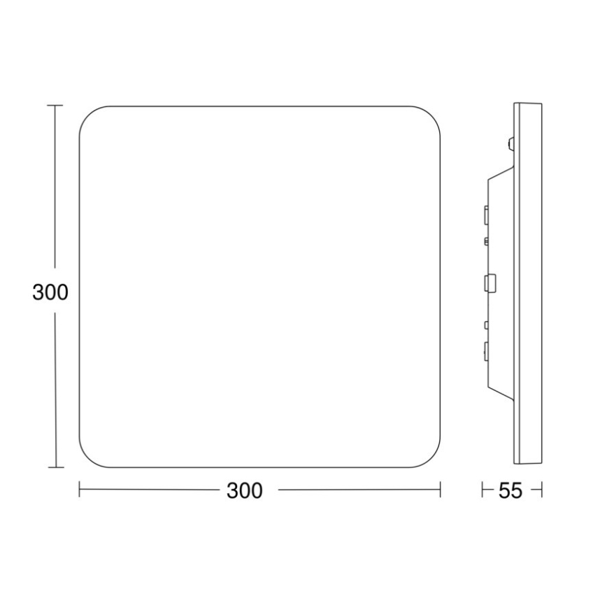 Steinel - LED prigušiva stropno svetlo sa senzorom RSPROR20BASICQ 15,3W/230V IP40 4000K