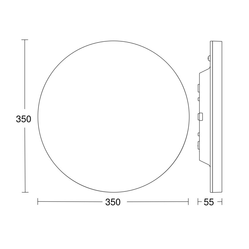 Steinel 067755 - LED prigušiva plafonska lampa sa senzorom RS PRO R20 PLUS 15,86W/230V IP40 3000K