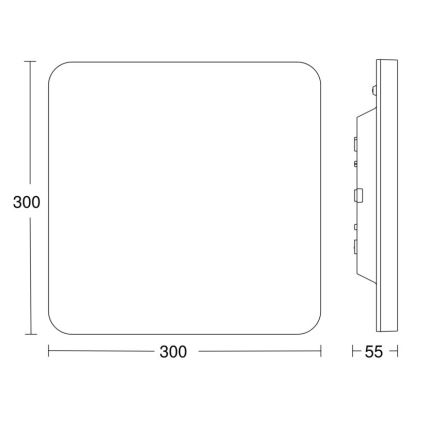 Steinel - LED plafonsko svetlo, prigušiva, sa senzorom RSPROR20BASICQ 15,3W/230V IP40 3000K