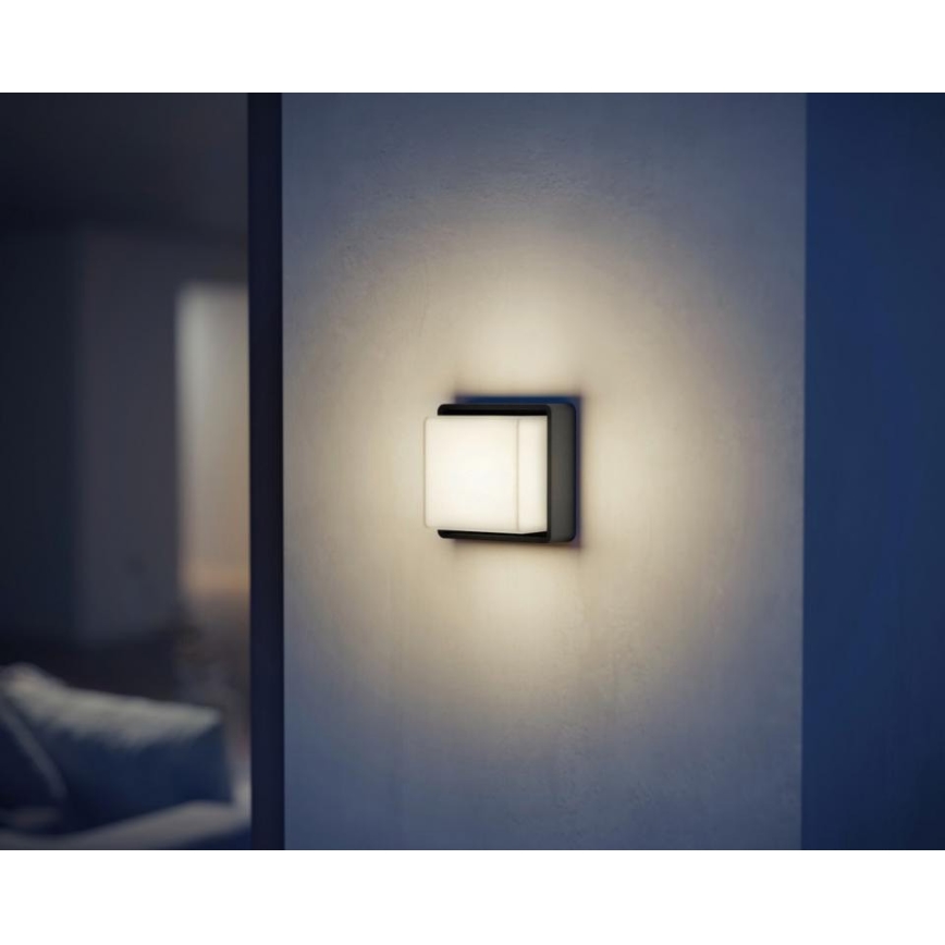 Steinel - LED prigušiva zidna svetiljka L 845 C LED/9W/230V 3000K IP44 antracit