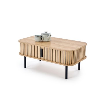 Sto za kafu CASA 90x50 cm braon/crna