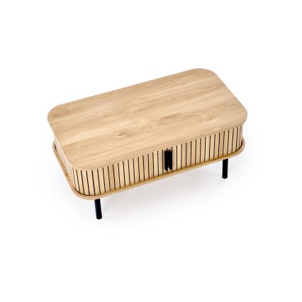 Sto za kafu CASA 90x50 cm braon/crna