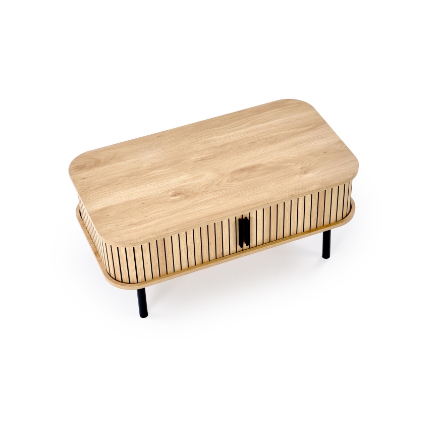 Sto za kafu CASA 90x50 cm braon/crna