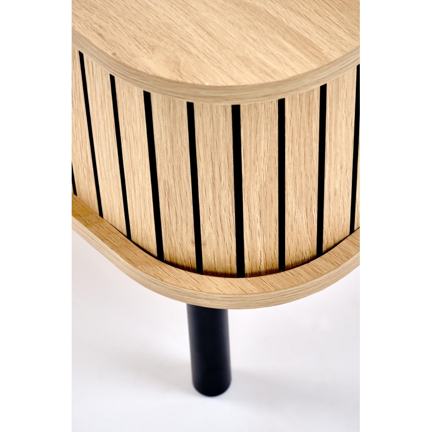 Sto za kafu CASA 90x50 cm braon/crna