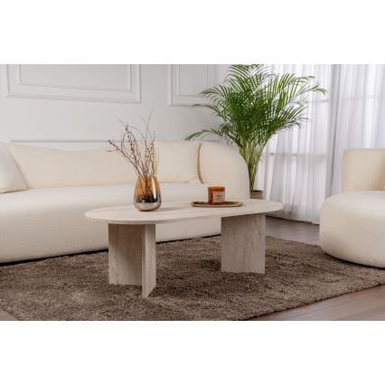Stočić za kafu NEL 119x60 cm bež