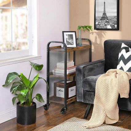 Stočić za posluživanje MARGE, braon/crni