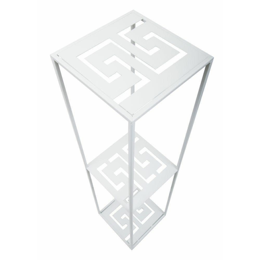 Stojan za cveće 100x24 cm beli