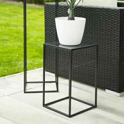 Stojan za cveće 40x24 cm, crni