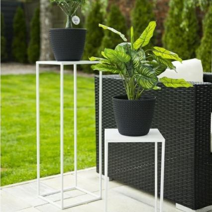 Stojan za cveće 70x24 cm beo