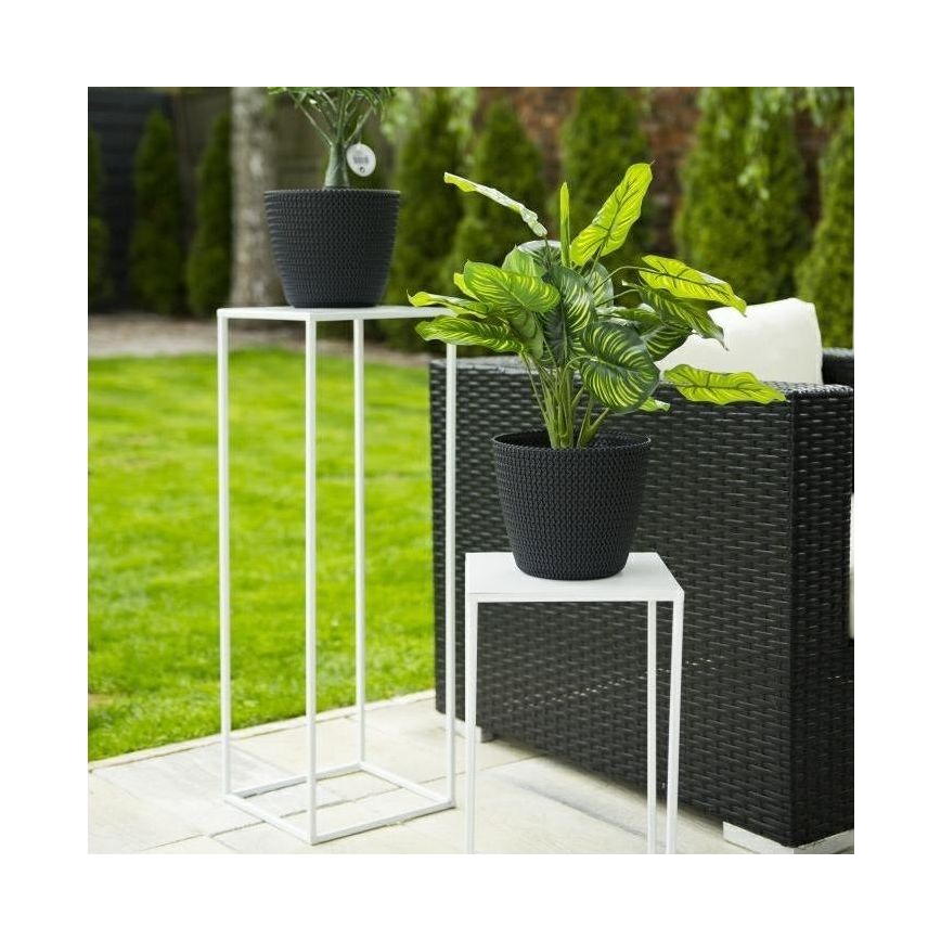 Stojan za cveće 70x24 cm beo