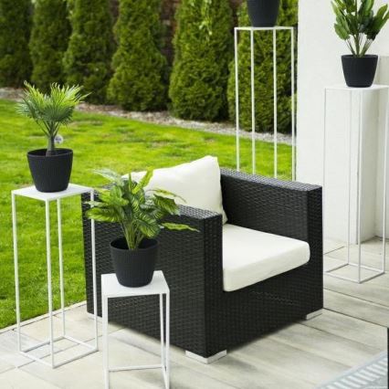 Stojan za cveće 70x24 cm beo