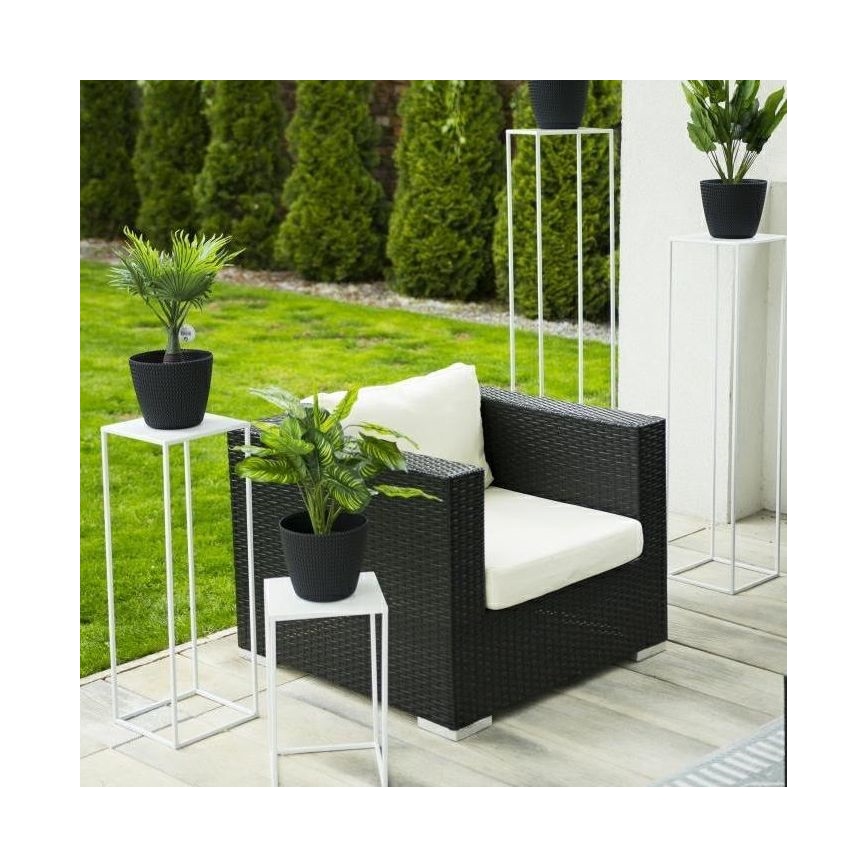 Stojan za cveće 70x24 cm beo