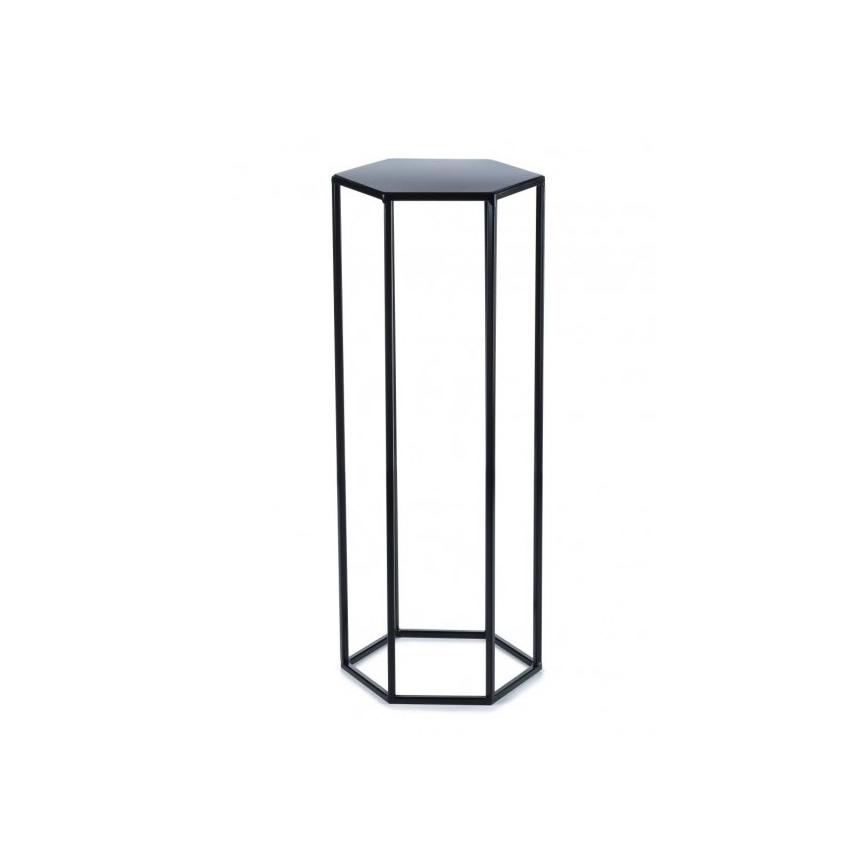 Stojan za cveće 70x24 cm crni