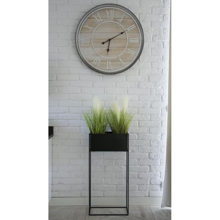 Stojan za cveće 90x44 cm crni