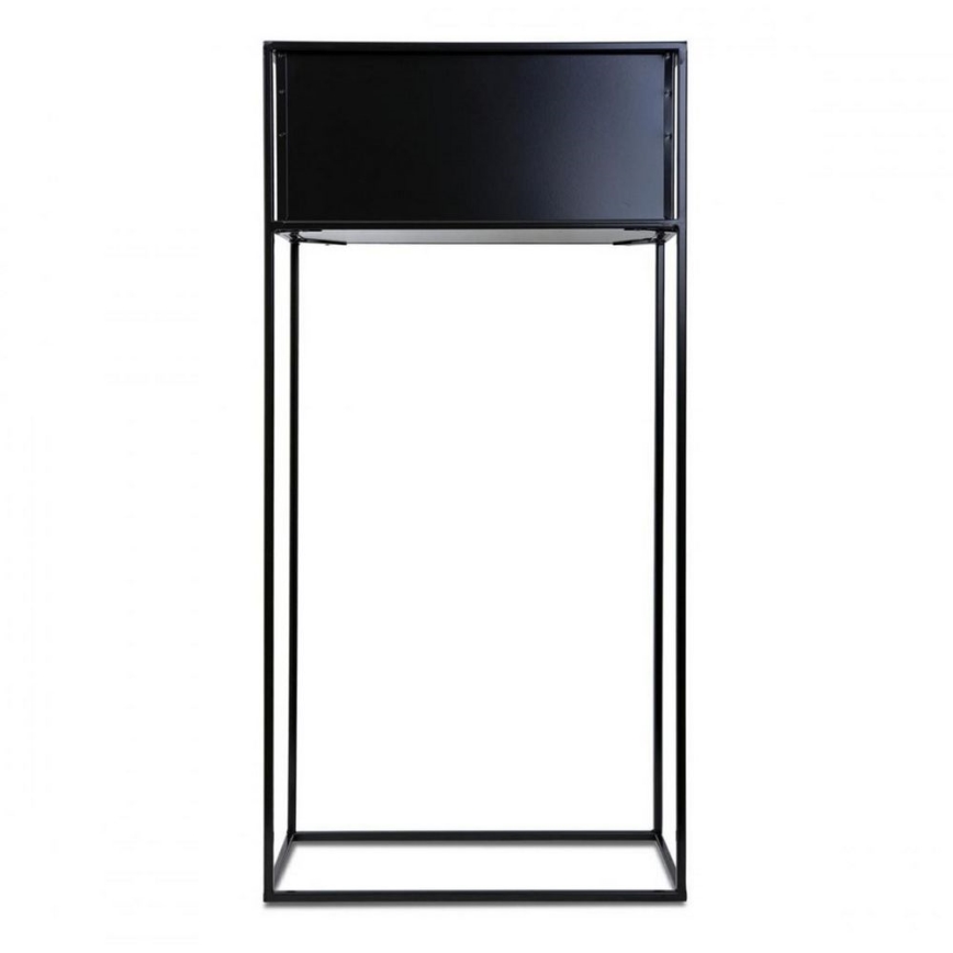 Stojan za cveće 90x44 cm crni