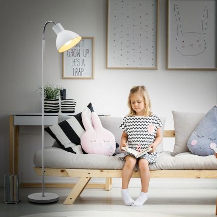 Stojeća lampa 1xE27/25W/230V bela