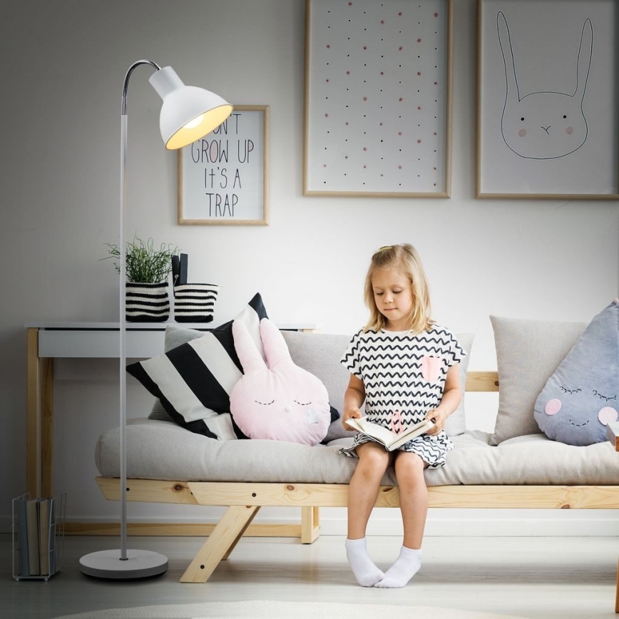 Stojeća lampa 1xE27/25W/230V bela