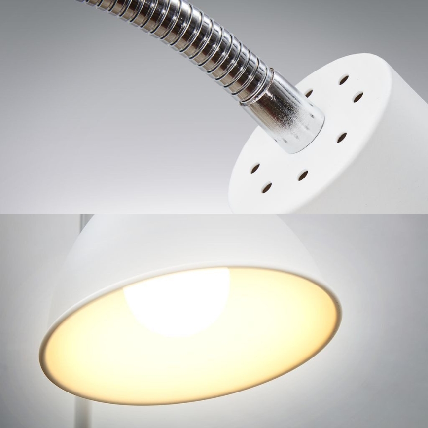 Stojeća lampa 1xE27/25W/230V bela