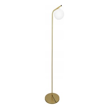 Stojeća lampa 1xG9/40W/230V zlatna/bela