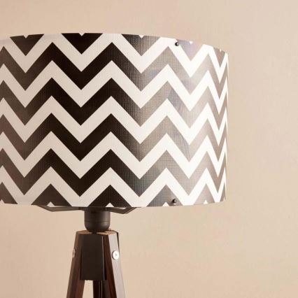 Stojeća lampa AYD 1xE27/40W/230V braon/crna/bela