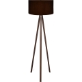 Stojeća lampa AYD 1xE27/40W/230V crna/smeđa