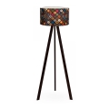 Stojeća lampa AYD 1xE27/60W/230V višebojna/braon