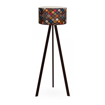 Stojeća lampa AYD 1xE27/60W/230V višebojna/braon