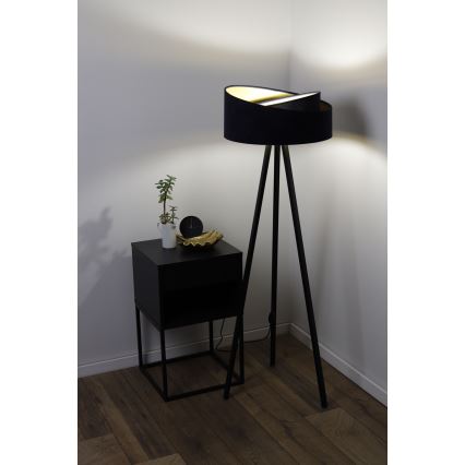 Stojeća lampa GALAXY 1xE27/60W/230V crna/wenge