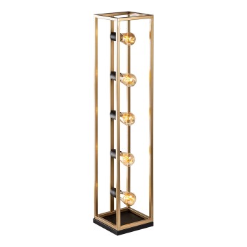 Stojeća lampa KAFES 5xE27/40W/230V zlatna